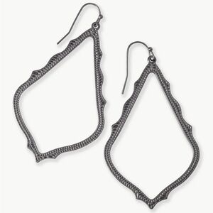 Kendra Scott Sophee Drop Gunmetal Earrings